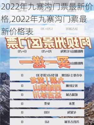 2022年九寨沟门票最新价格,2022年九寨沟门票最新价格表