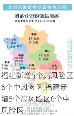 福建新增5个高风险区6个中风险区,福建新增5个高风险区6个中风险区