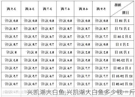 兴凯湖大白鱼,兴凯湖大白鱼多少钱一斤