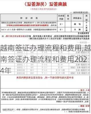 越南签证办理流程和费用,越南签证办理流程和费用2024年