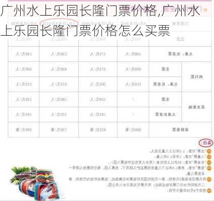 广州水上乐园长隆门票价格,广州水上乐园长隆门票价格怎么买票