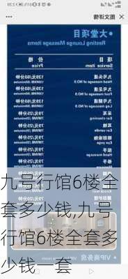 九号行馆6楼全套多少钱,九号行馆6楼全套多少钱一套