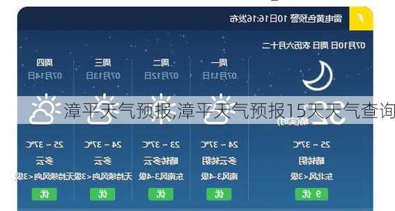 漳平天气预报,漳平天气预报15天天气查询