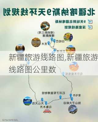 新疆旅游线路图,新疆旅游线路图公里数