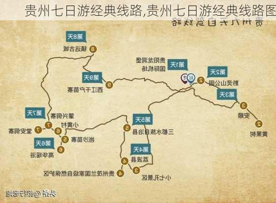 贵州七日游经典线路,贵州七日游经典线路图