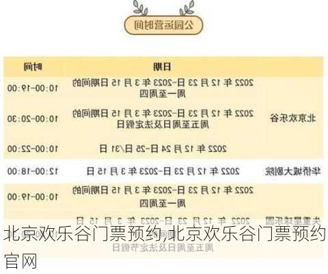 北京欢乐谷门票预约,北京欢乐谷门票预约官网