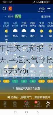 平定天气预报15天,平定天气预报15天查询