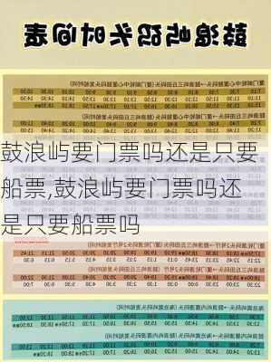 鼓浪屿要门票吗还是只要船票,鼓浪屿要门票吗还是只要船票吗