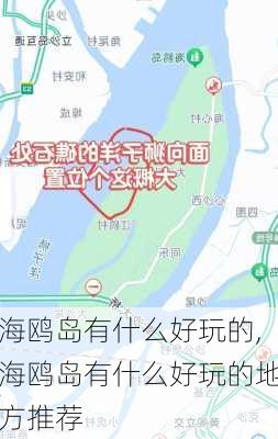 海鸥岛有什么好玩的,海鸥岛有什么好玩的地方推荐