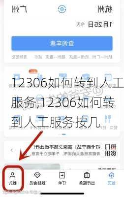 12306如何转到人工服务,12306如何转到人工服务按几