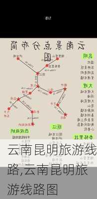 云南昆明旅游线路,云南昆明旅游线路图