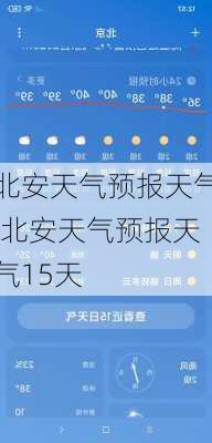 北安天气预报天气,北安天气预报天气15天