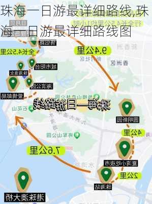 珠海一日游最详细路线,珠海一日游最详细路线图