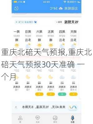 重庆北碚天气预报,重庆北碚天气预报30天准确 一个月