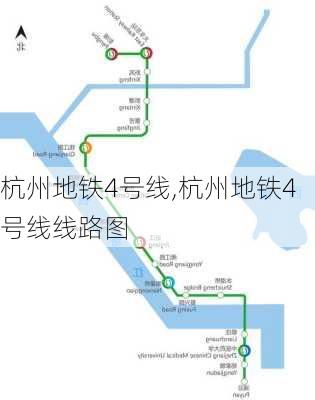 杭州地铁4号线,杭州地铁4号线线路图