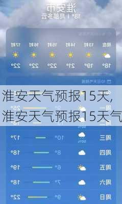 淮安天气预报15天,淮安天气预报15天气