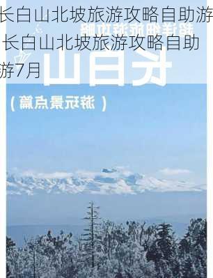 长白山北坡旅游攻略自助游,长白山北坡旅游攻略自助游7月