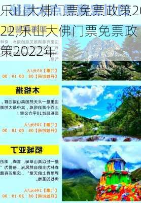 乐山大佛门票免票政策2022,乐山大佛门票免票政策2022年