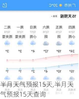 半月天气预报15天,半月天气预报15天查询