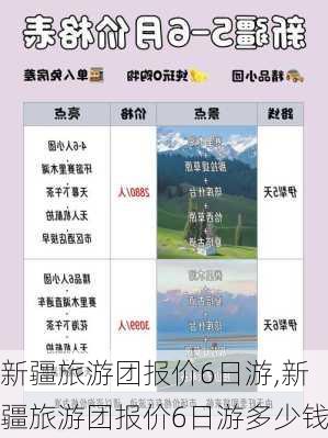 新疆旅游团报价6日游,新疆旅游团报价6日游多少钱