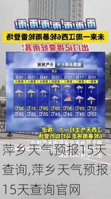 萍乡天气预报15天查询,萍乡天气预报15天查询官网