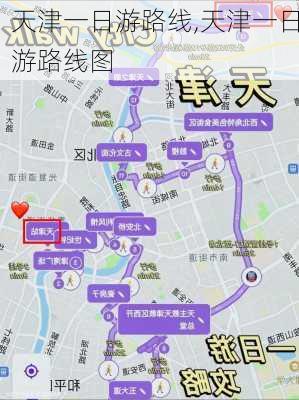 天津一日游路线,天津一日游路线图